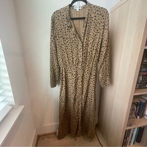 Anthropologie - Cloth & Stone - Leopard Print Maxi Dress